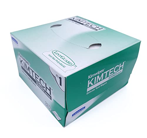 Elfcam Science Kimwipes, Delicada Tarea Limpiaparabrisas, Caja con Toallitas para Limpieza de Fibras Ópticas, Limpiador CleanWipes 280 Piezas