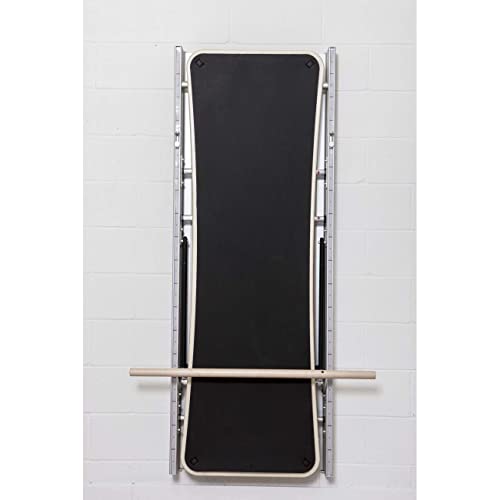 Elina Pilates Wall Board ONNE ® (by Eva Espuelas), Plaraforma Inclinada, Barra de Ballet, Cinturón de Suspensión, 5 Máquinas de Pilates en 1, Ahorra Espacio en Estudio de Pilates (Basic)