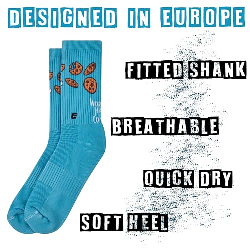 ELITEX TRAINING Calcetines Performance para CrossTraining, Fitness (S-M, Cookie)