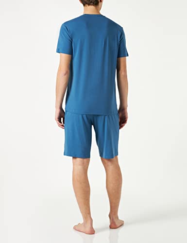 Emporio Armani Men's Mega Logo Pajamas Conjunto de Pijama, Octanium, S de los Hombres