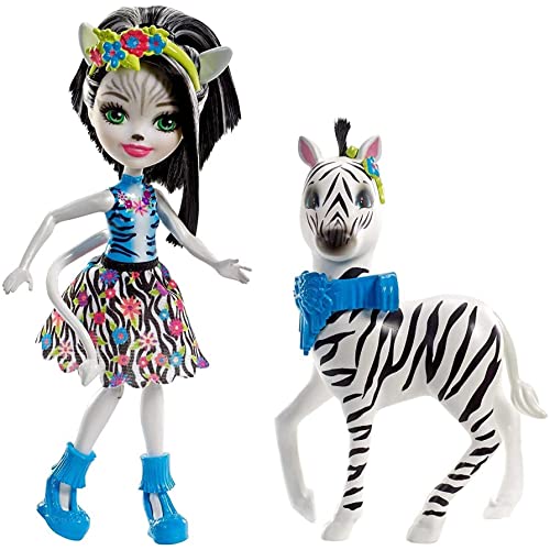 Enchantimals Muñeca con mascota Zelena Zebra - (Mattel FKY75) , color/modelo surtido