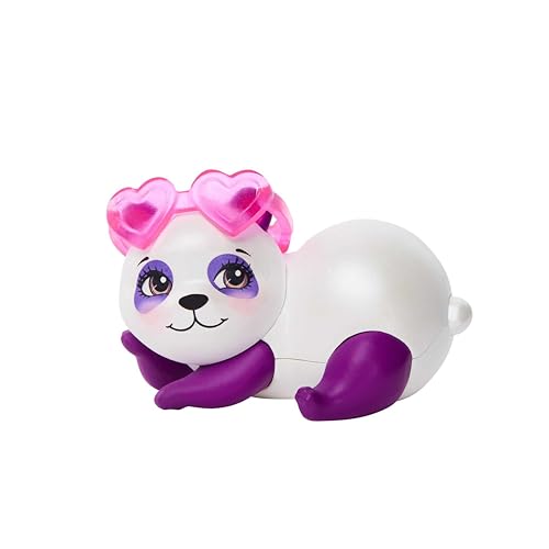 Enchantimals Purple Panda y bestie Muñeca con mascota panda, juguete +4 años (Mattel HNT58)