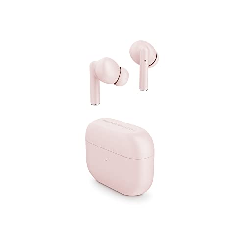 Energy Sistem Earphones True Wireless Stereo Style 2 (Auriculares Inalámbricos Micrófono Incorporado Bluetooth 5.0, Deep Bass, Estuche de Carga)- Rosa