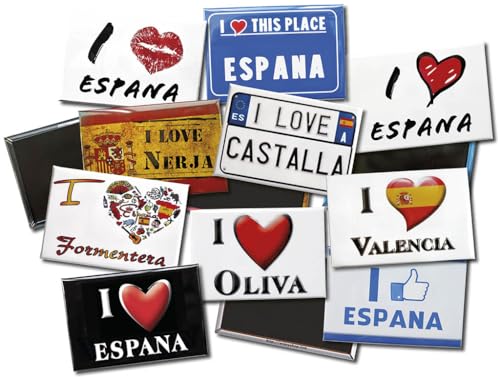 Enjoymagnets ZAFRA (BA) Souvenir IMANES DE Nevera ESPAÑA Extremadura IMAN Fridge Magnet Corazon I Love