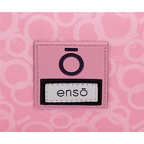 Enso Love Vibes Estuche Triple Rosa 22x12x5 cms Poliéster