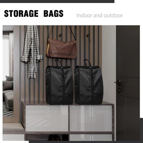 EODKSE Set de 2 Bolsas de Zapatos de Viaje Impermeables y Multifuncionales, a Prueba de Polvo, para Hombres y Mujeres, Accesorios Esenciales para Tus Viajes,