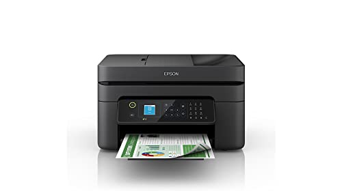 Epson Workforce WF-2930DWF - Impresora Multifunción A4 con Impresión Doble Cara (dúplex), Fax, ADF, WiFi, Pantalla LCD e Impresión Móvil, Black