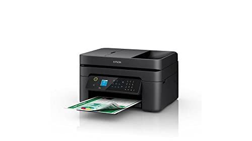 Epson Workforce WF-2930DWF - Impresora Multifunción A4 con Impresión Doble Cara (dúplex), Fax, ADF, WiFi, Pantalla LCD e Impresión Móvil, Black