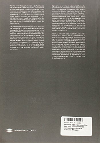 Equilibrio, resistencia, estabilidad. Conceptos fundamentales de resistencia y mecánica de materiales (Manuais)