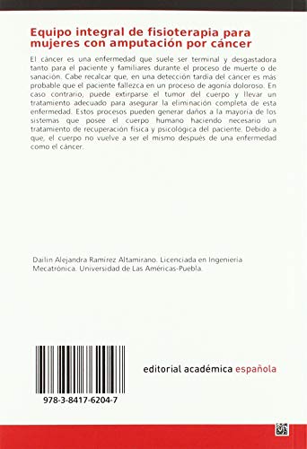 Equipo integral de fisioterapia para mujeres con amputación por cáncer: Cáncer de Mama