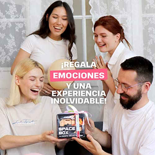 ESC Welt Space Box, Caja Rompecabezas de Madera con Compartimentos Ocultos para Adolescentes y Adultos - Caja Secreta para Jugar en Familia - Caja Escape Room para Fanáticos de los Rompecabezas