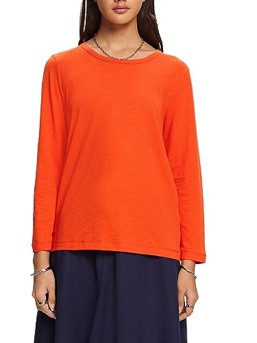 ESPRIT 083ee1k331 Camiseta, Naranja Brillante, XS para Mujer