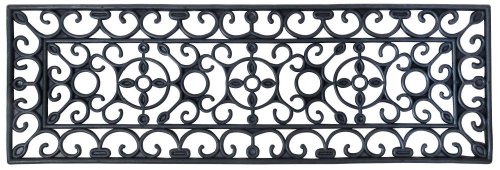 Esschert RB111 75 x 25 cm x diseño onestopdiy estera de goma, color negro