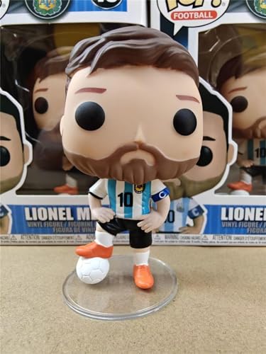 Estatua de superestrella de fútbol de 10 cm, adornos de fútbol para niños, regalos para fanáticos, figura de vinilo coleccionable, idea de regalo, juguetes para niños y adultos, figura modelo para