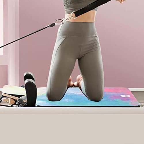 Esterilla antideslizante para Pilates Reformer, esterilla para ejercicios, pequeña, impresa, Protector de cubierta de Pilates Reformer para gimnasio, estilo b