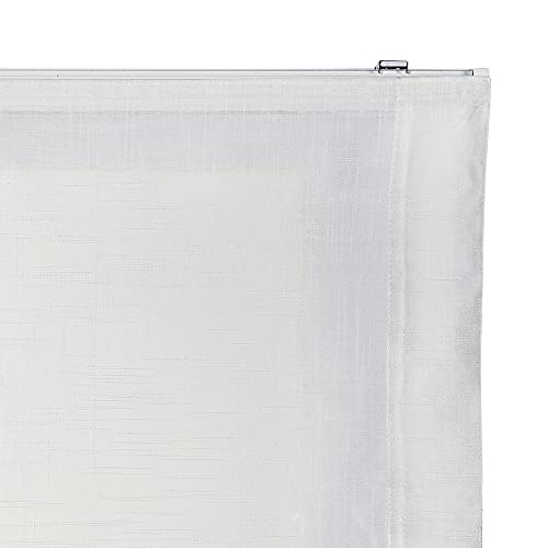 Estores Basic - Estor Pachetto, Estor Plegable sin Varillas, Estor paqueto Blanco, 120x175cm