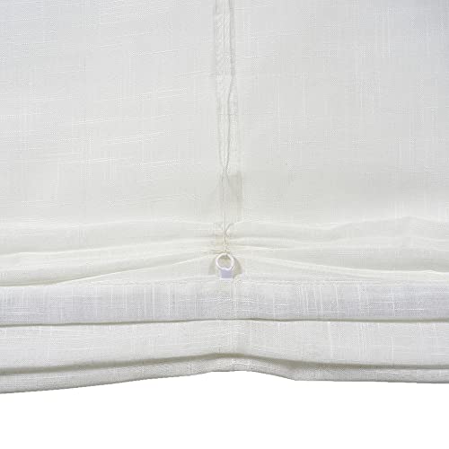 Estores Basic - Estor Pachetto, Estor Plegable sin Varillas, Estor paqueto Blanco, 120x175cm