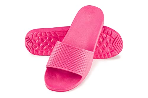 ESTRO Chanclas Mujer Piscina Goma - Chanclas Piscina Hombre Zapatillas Piscina Hombre Chanclas Mujer Playa Chancletas Mujer F97 (38, Rosa 1)