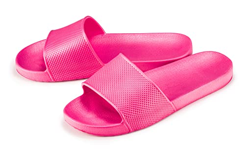 ESTRO Chanclas Mujer Piscina Goma - Chanclas Piscina Hombre Zapatillas Piscina Hombre Chanclas Mujer Playa Chancletas Mujer F97 (38, Rosa 1)