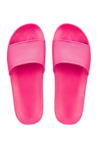 ESTRO Chanclas Mujer Piscina Goma - Chanclas Piscina Hombre Zapatillas Piscina Hombre Chanclas Mujer Playa Chancletas Mujer F97 (38, Rosa 1)