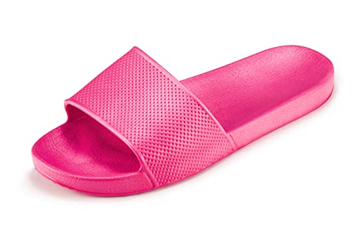 ESTRO Chanclas Mujer Piscina Goma - Chanclas Piscina Hombre Zapatillas Piscina Hombre Chanclas Mujer Playa Chancletas Mujer F97 (38, Rosa 1)