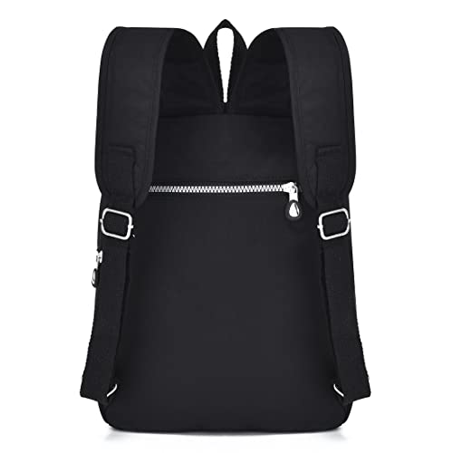 Estwell Mochila Mujer Pequeña Bolso Mochila Impermeable Nailon Bolso Bandolera Moda Casual Bolso Mochila de Viaje Ligero Mochila Escuela Multifuncional Mochila con Bolsillos Múltiples