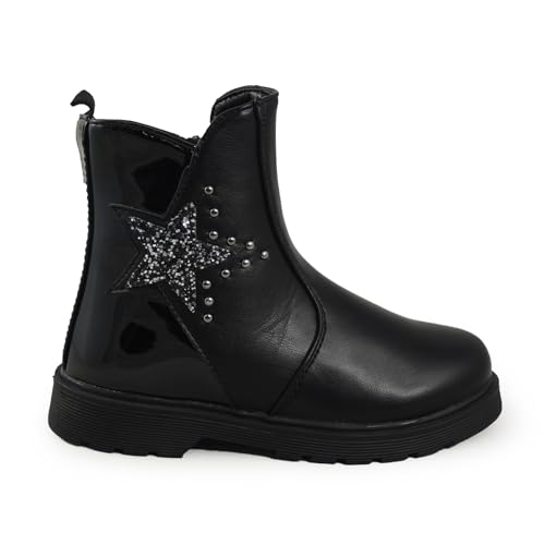 ETIKA 16003 Botín sin cordones estilo casual Negro Niñas talla: 33