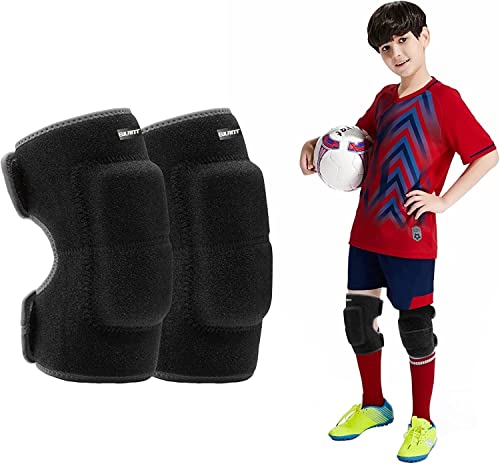 EULANT Rodilleras Voleibol para Niño/Adolescentes/Adulto,Rodillera Deportiva,Ajustable Esponja Protector de Rodilla para Fútbol Portero Balonmano Danza Patinaje Esquí Gimnasia Ritmica Senderism