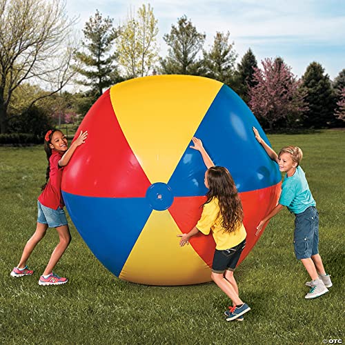 EUPXRHY Pelota de Playa Hinchable Gigante, 80cm 100cm 120cm 130cm 150cm 180cm 200cm Balon Futbol Playa Pelota Hinchable Gigante Balon Playa, Bola de Playa Inflable Gigante Bubble Ball Gigante,100cm