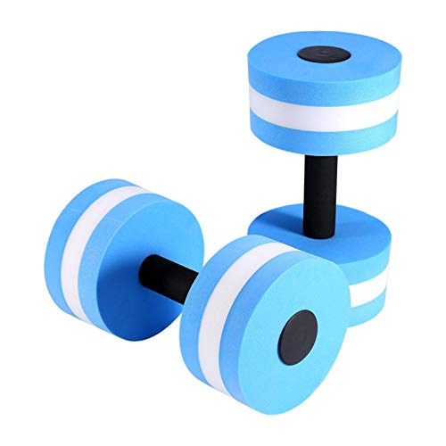 EVa Dumbbell Water Dumbbell Deportes Acuáticos Ejercicio Mancuernas Fitness Barbells Ejercicio Barras de Mano para Aeróbicos Acuáticos