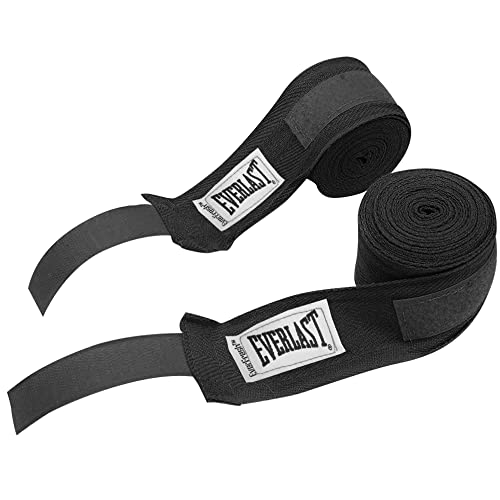 Everlast 120 Vendas De Boxeo, 3 Metros, Negro