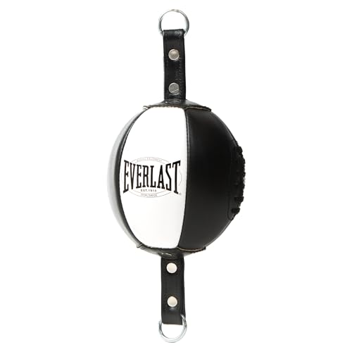 Everlast 1910 Bolsa De Boxeo De Doble Extremo, Negro/Blanco, S