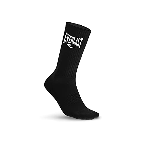 Everlast Calcetines Hombre Deporte Resistentes - Paquete de 3 - Calcetines Altos Hombre, Boxeo, Flexibles