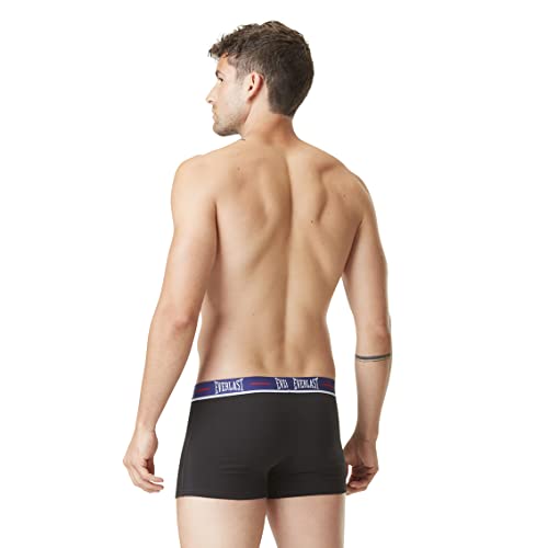 EVERLAST Calzoncillos Hombre Boxer Agradable, Ropa Interior Hombre, Cómodo, Transpirable (Lote de 4)