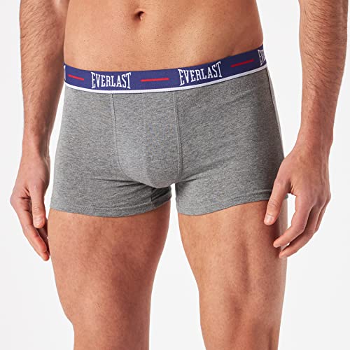 EVERLAST Calzoncillos Hombre Boxer Agradable, Ropa Interior Hombre, Cómodo, Transpirable (Lote de 4)