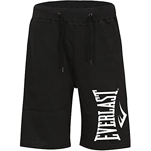 Everlast Clarendon Pantalón Corto para Hombre, Negro, L