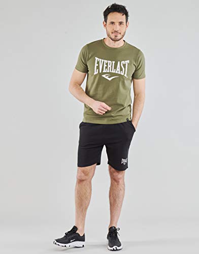 Everlast Clifton Pantalón Corto para Hombre, Negro, XL