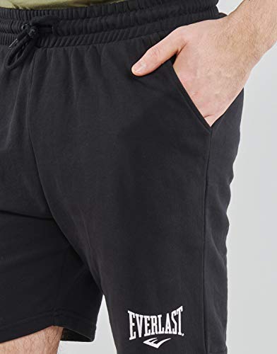 Everlast Clifton Pantalón Corto para Hombre, Negro, XL