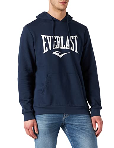 Everlast Deportes, Chaqueta con capucha de skateboarding para Hombre, Azul Marino, L