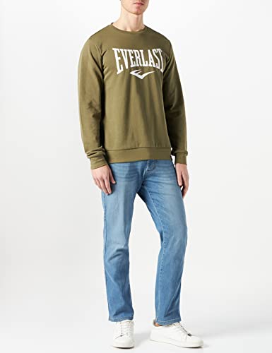 Everlast Deportes Sudadera con Capucha de monopatín, Caqui, XS para Hombre