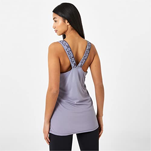 Everlast Mujer Camiseta De Tirantes Deportiva Top Ligero Dusky Lila XS