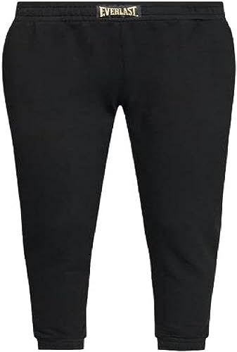 EVERLAST Pantalones Deportivos de Boxeo para Mujer Audubon W 1, Negro/Oro, M