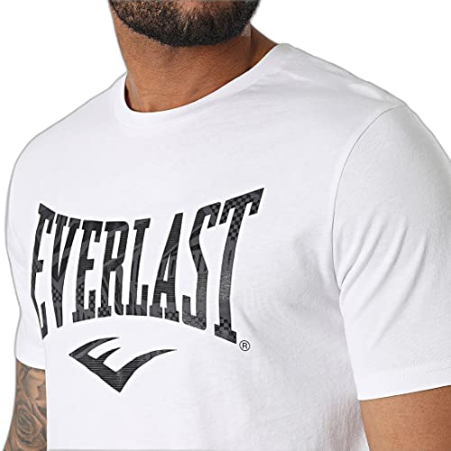 Everlast Spark Graphic, Camiseta para Hombre, Blanco, L