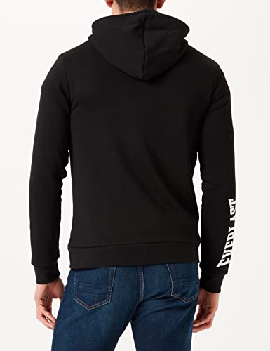 Everlast Sulphur Sudadera Con Capucha para Hombre, Negro, S