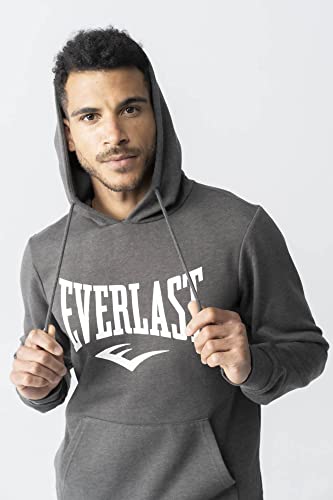 Everlast Taylor, Sudadera con capucha para Hombre, Gris Oscuro, M