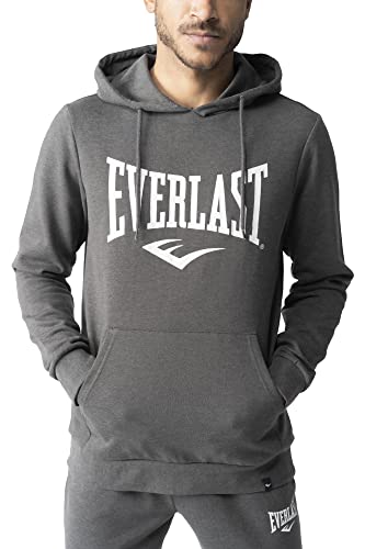 Everlast Taylor, Sudadera con capucha para Hombre, Gris Oscuro, M