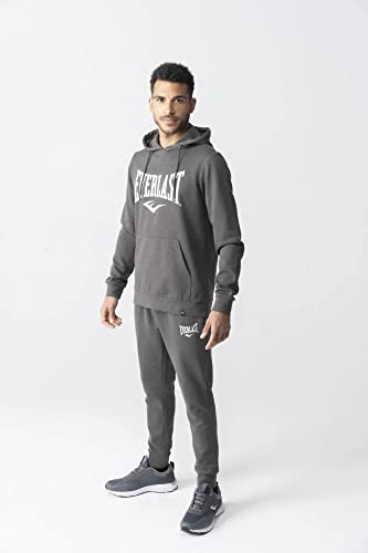 Everlast Taylor, Sudadera con capucha para Hombre, Gris Oscuro, M