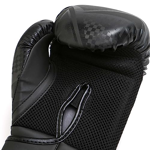 Everlast Unisex Spark Training Guantes Mitones, Negro Geo, 16oz