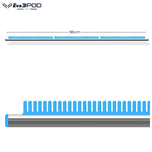 Evo 3POD - Barra de extensión de vigas frontal de 95 cm básica, accesorio de pesca - Peine Basic