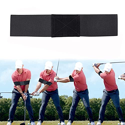 Exbrith 2 Piezas Entrenadores de Swing de Golf Postura, Golf Entrenamiento Golf Gesto Corrector, Swing de Golf Corrector, para Todos Los Golfistas, Mejorar Su Postura de Swing